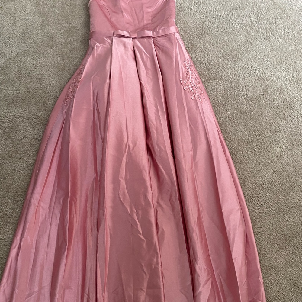 Junior bridesmaids dresses, blush color available in different sizes
